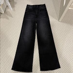 Mother Hustler Roller Sneak black jeans NWOT
